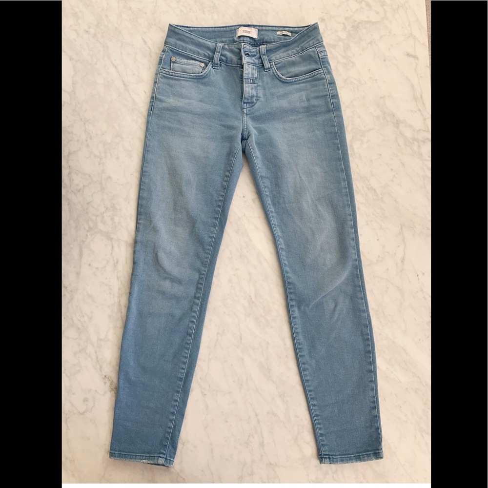 Cloture shop Closed jeans mid rise washed blue C91833 Baker